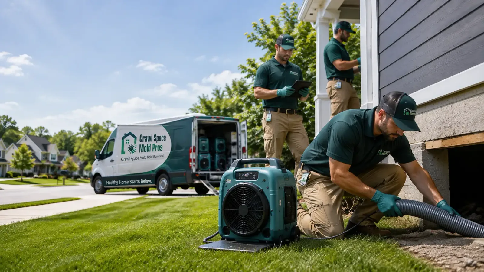 Crawl Space Mold Removal in Hometown, IL